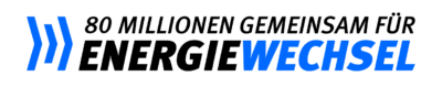 BMWK-EnergieWechsel-Logo enoway unterstüzt die Initiative 80 Millionen gemeinsam für Energiewechsel des Bundes